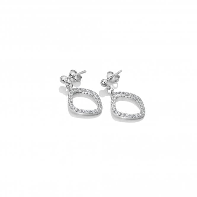 Behold White Topaz Statement Earrings DE654Hot DiamondsDE654