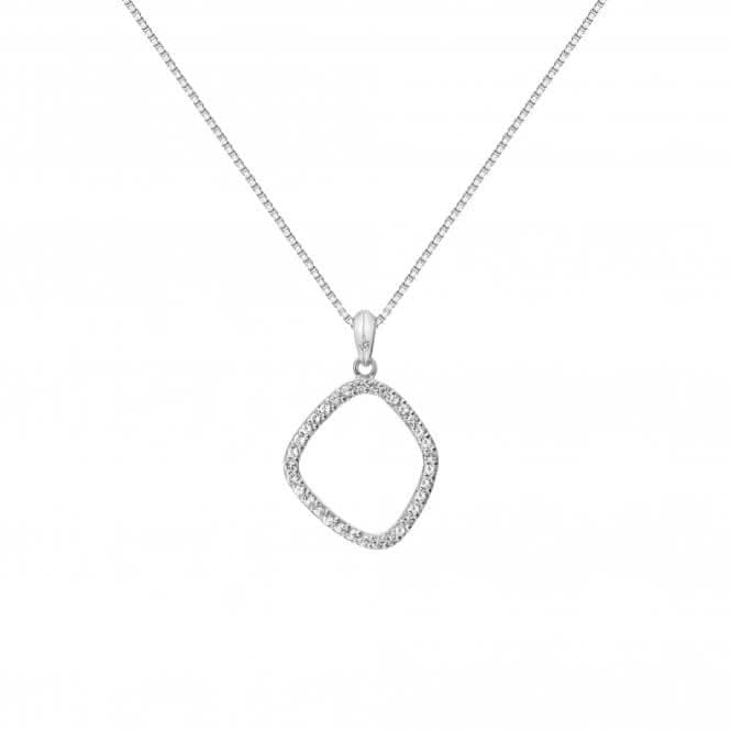 Behold White Topaz Statement Large Pendant DP830Hot DiamondsDP830