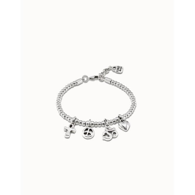 Beliefs Silver Metal BraceletUNOde50PUL2333MTL0000U