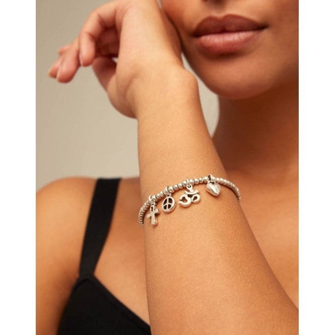 Beliefs Silver Metal BraceletUNOde50PUL2333MTL0000U