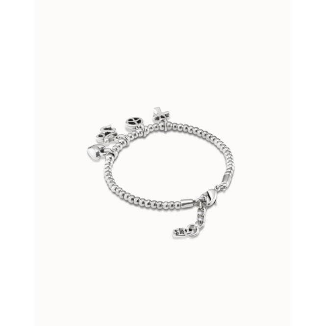 Beliefs Silver Metal BraceletUNOde50PUL2333MTL0000U