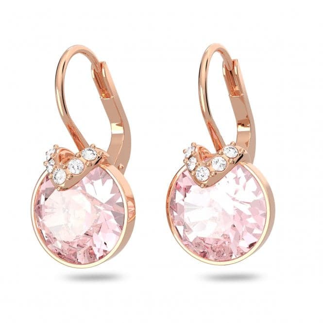 Bella Rose Gold - Tone Plated Round Cut V Drop Earrings 5662114Swarovski5662114