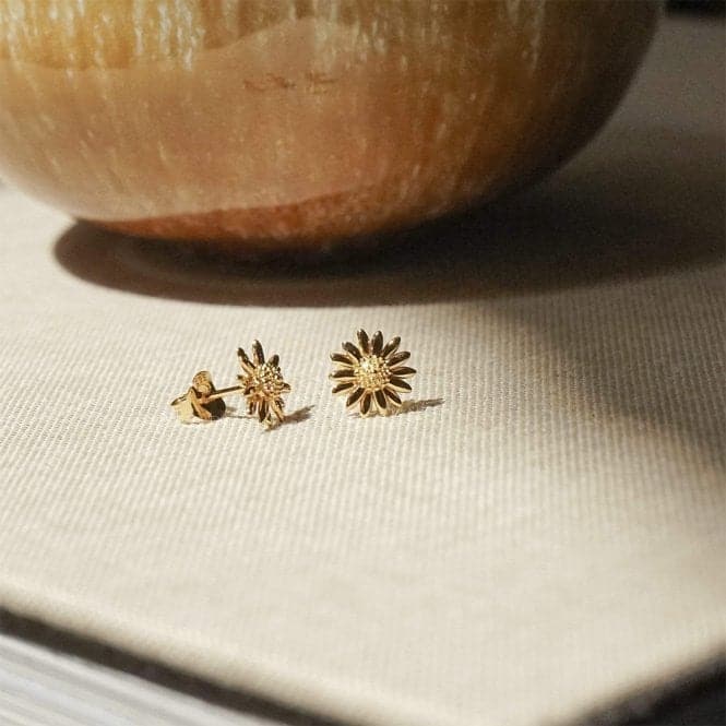 Bellis Daisy Stud 18ct Gold Plated Earrings E2005_GPDaisyE2005_GP