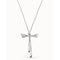 Betterfly Silver Metal NecklaceUNOde50COL1755MARMTL0U