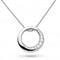 Bevel Cirque Cubic Zirconia Reversible 18" Necklace 9152CZKit Heath9152CZ