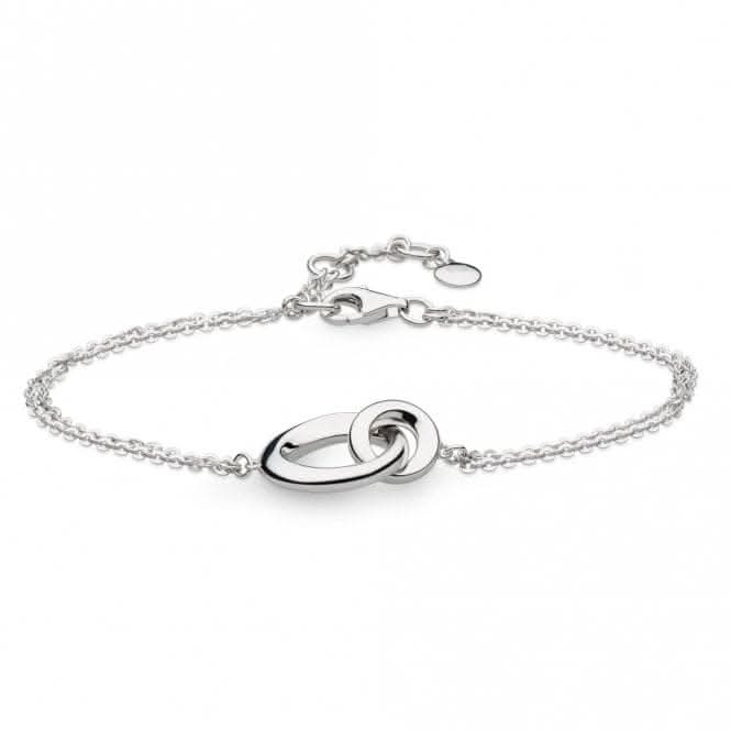 Bevel Cirque Link RP 7.5" Double Chain Bracelet 71886RPKit Heath71886RP
