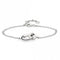 Bevel Cirque Link RP 7.5" Double Chain Bracelet 71886RPKit Heath71886RP