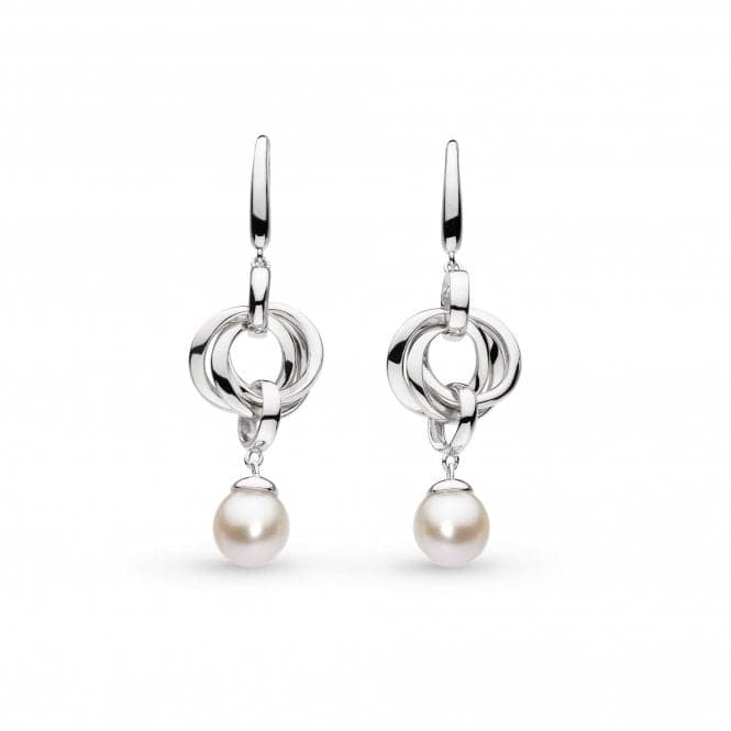 Bevel Trilogy Pearl Drop Earrings 5160FPKit Heath5160FP