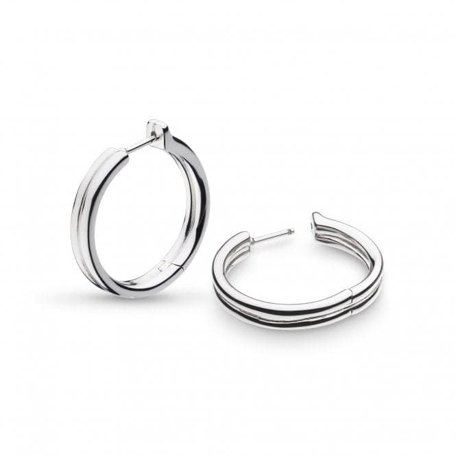 Bevel Unity Maxi Hoop Earrings 61175RPKit Heath61175RP