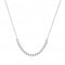 Bezel Set Half Tennis Necklace N4399DiamonfireN4399