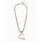 Big Love Silver Leather NecklaceUNOde50COL1806MTL0000U