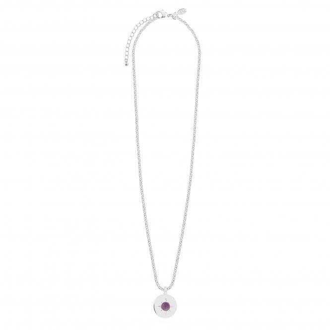 Birthstone a little February Amethyst Necklace 4655Joma Jewellery4655