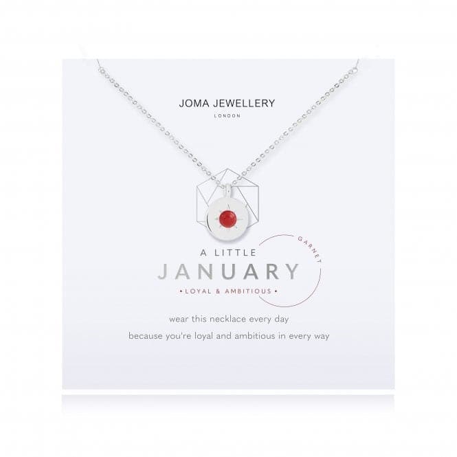 Birthstone a little January Garnet Necklace 4654Joma Jewellery4654