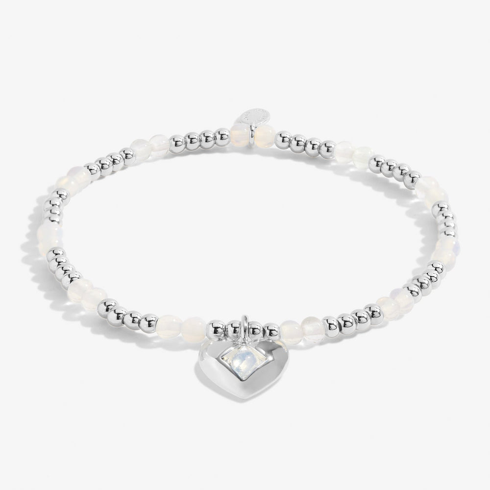 Birthstone A Little June Moonstone Silver Plated Bracelet 8320Joma Jewellery8320