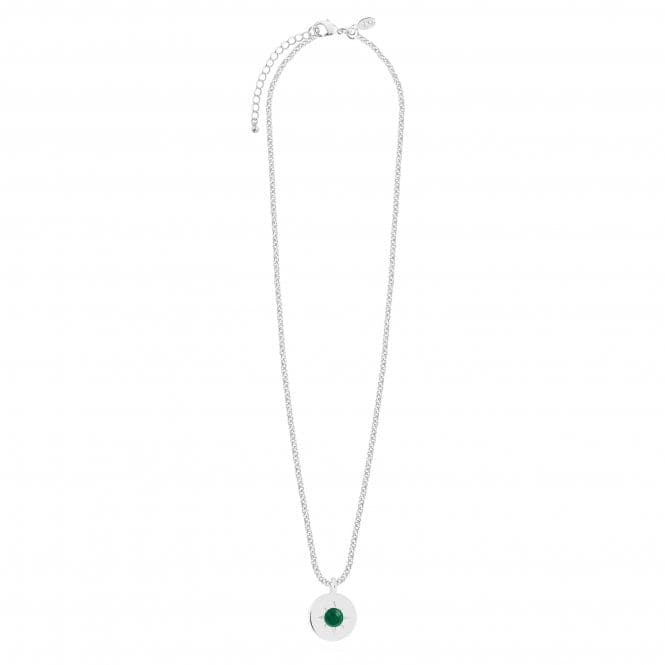 Birthstone a little May Green Agate Necklace 4658Joma Jewellery4658