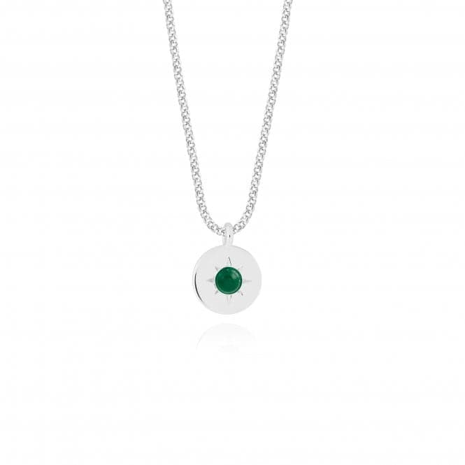 Birthstone a little May Green Agate Necklace 4658Joma Jewellery4658