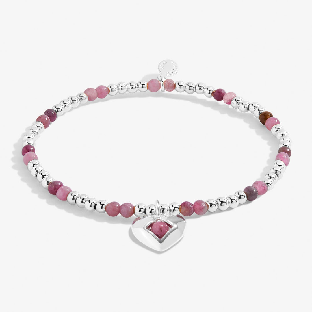 Birthstone A Little October Tourmaline Silver Plated Bracelet 8324Joma Jewellery8324