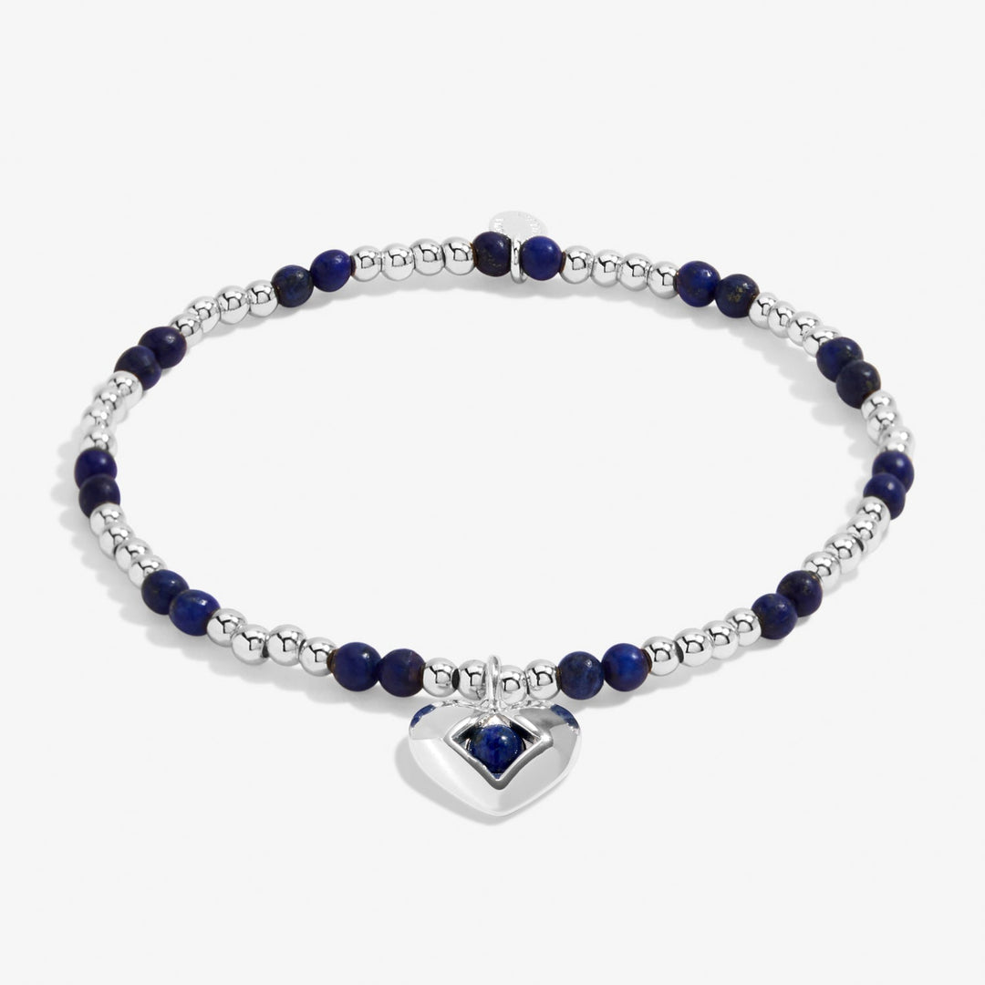 Birthstone A Little September Lapis Lazuli Silver Plated Bracelet 8323Joma Jewellery8323