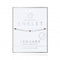 Birthstone January Garnet Silver 26cm Adjustable Anklet 4200Joma Jewellery4200