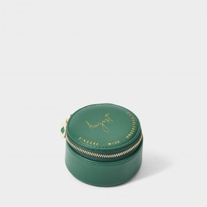 Birthstone Jewellery Box August Aventurine in Green KLB2007