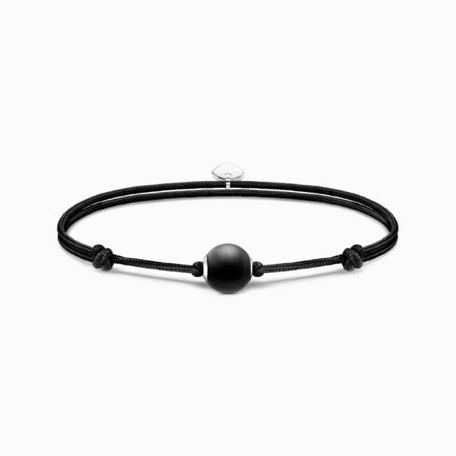 Black Nylon Obsidian Bracelet A2101 - 172 - 11Thomas Sabo Karma BeadsA2101 - 172 - 11