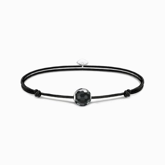 Black Nylon Obsidian Bracelet A2103 - 172 - 11Thomas Sabo Karma BeadsA2103 - 172 - 11
