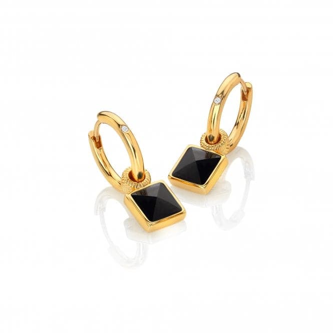 Black Onyx Earrings DE737Hot Diamonds x Jac JossaDE737