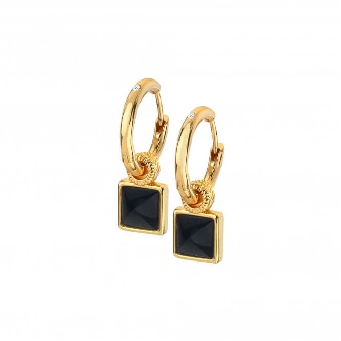 Black Onyx Earrings DE737Hot Diamonds x Jac JossaDE737