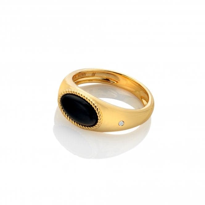 Black Onyx Oval Ring DR257Hot Diamonds x Jac JossaDR257/L