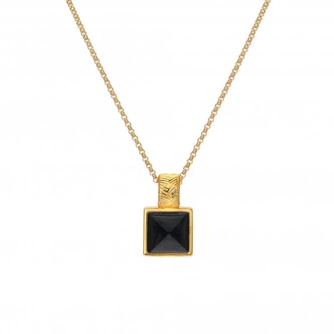 Black Onyx Pendant Necklace DP914Hot Diamonds x Jac JossaDP914