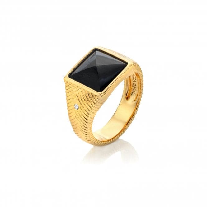 Black Onyx Signet Ring DR256Hot Diamonds x Jac JossaDR256/L