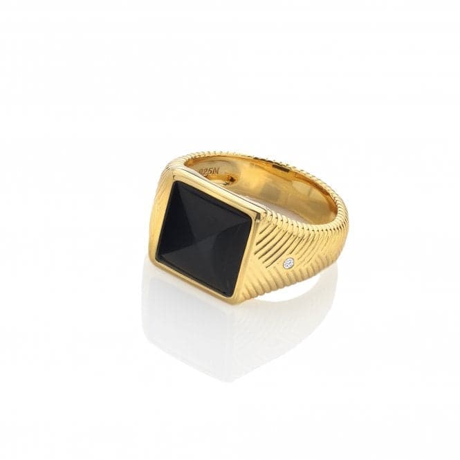 Black Onyx Signet Ring DR256Hot Diamonds x Jac JossaDR256/L