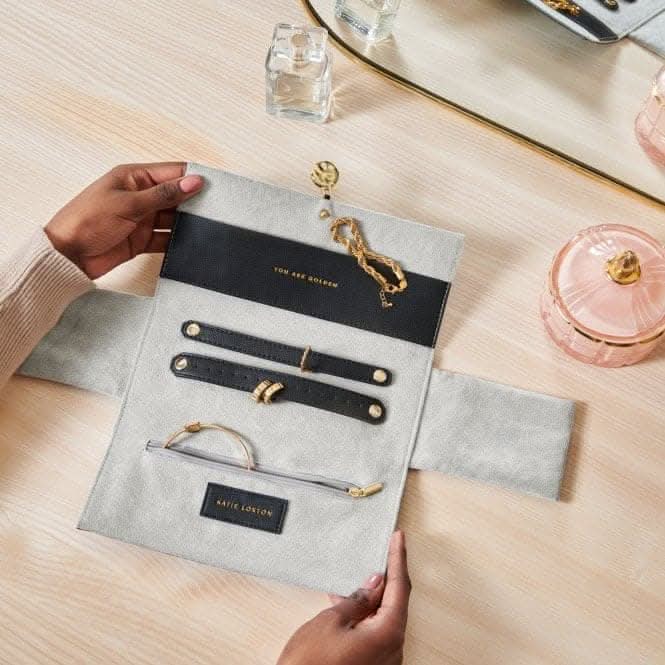 Black Pebble Jewellery Roll 'You Are Golden' KLB3014Katie LoxtonKLB3014
