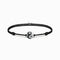 Black White Yin - Yang Nylon Zirconia Bracelet A2112 - 401 - 18Thomas Sabo Karma BeadsA2112 - 401 - 18