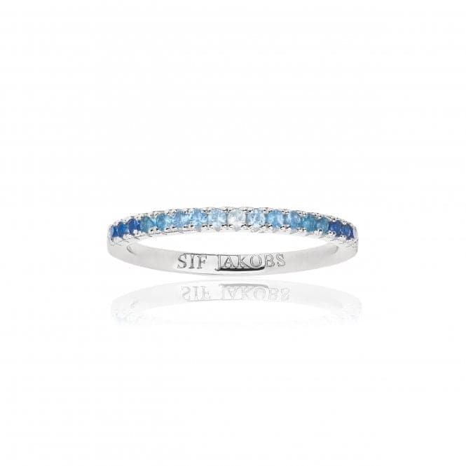 Blue and White Zirconia Ellera Ring SJ - R2869 - GBLSif JakobsSJ - R2869 - GBL - 50