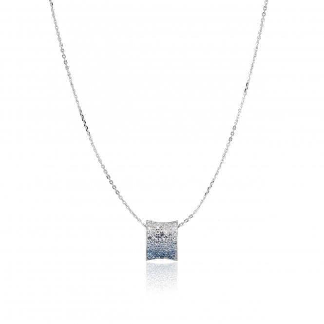 Blue and White Zirconia Felline Concavo Pendant SJ - P2391 - GBLSif JakobsSJ - P2391 - GBL