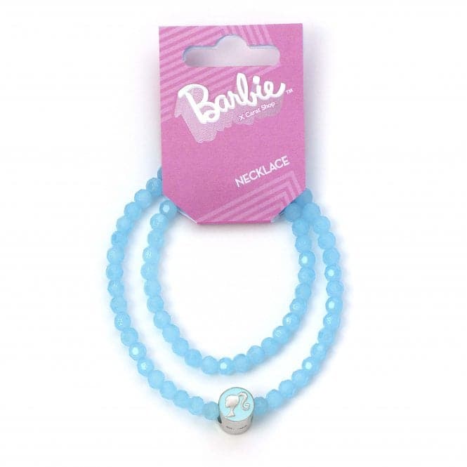 Blue Bead Necklace Round Silhouette Pendant BMN00005BarbieBMN00005