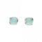 Blue Chalcedony Cushion Stud Earrings 37824BLCDew37824BLC