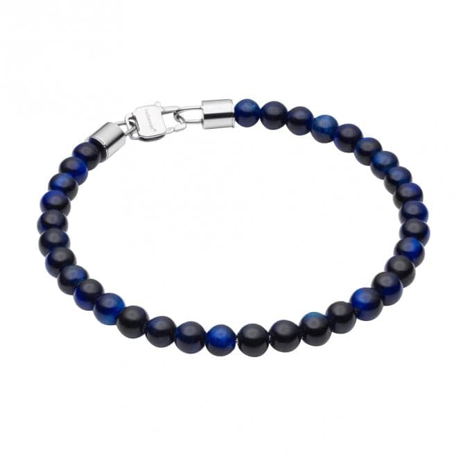 Blue Tigers Eye Beaded Bracelet B5428LFred BennettB5428L