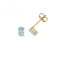 Blue Topaz Oval Stud Earrings ED409BTGemstones JewelleryED409BT