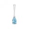 Blue TopazPear Shape Pendant PD280WBTGemstones JewelleryPD280WBT