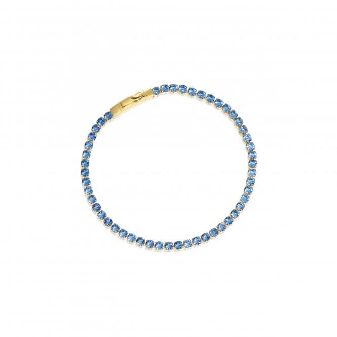 Blue Zirconia Ellera Grande Bracelet SJ - B2870 - BLCZ - YGSif JakobsSJ - B2870 - BLCZ - YG - 17