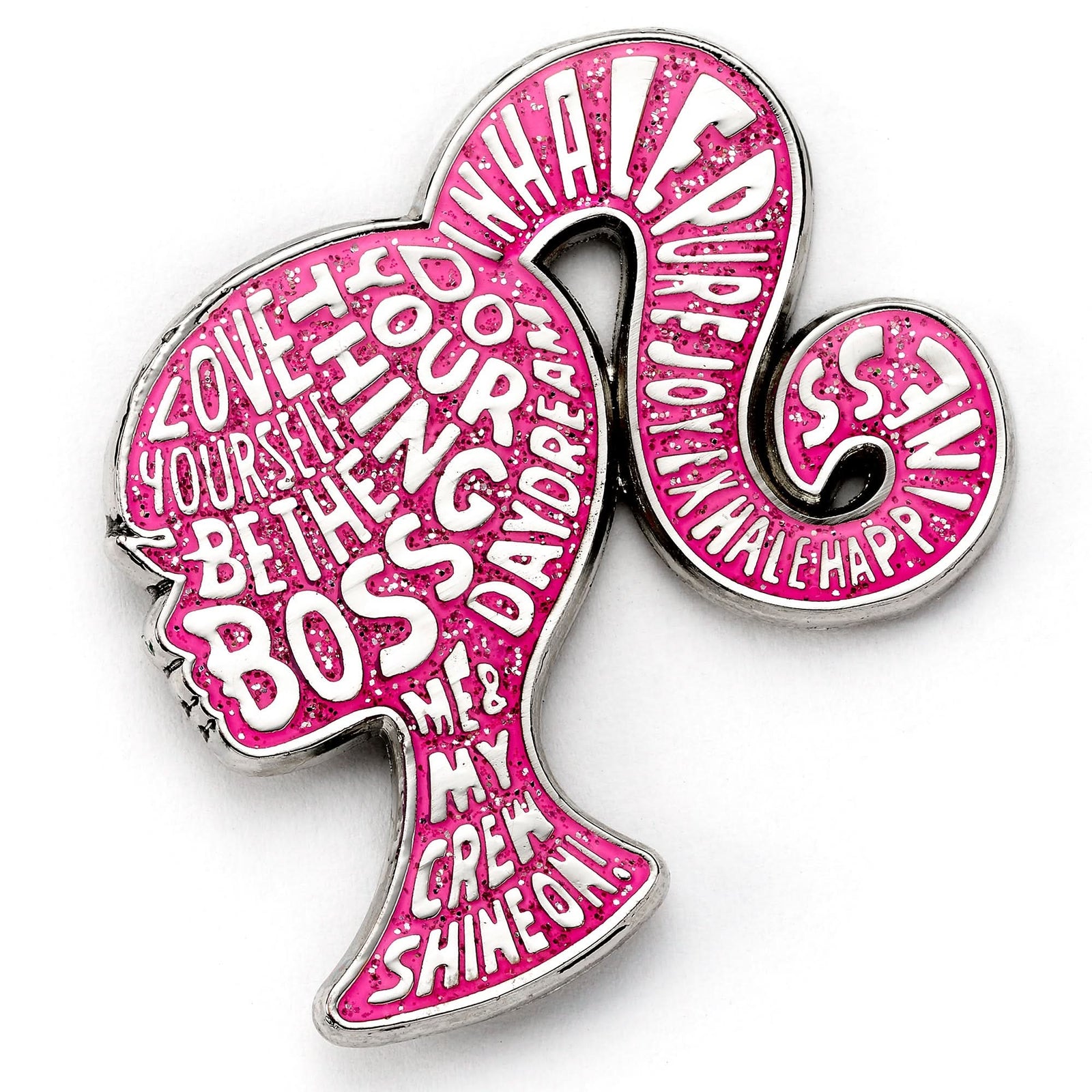 Barbie Sparkly Silhouette Enamel Pin Badge BMPB0002