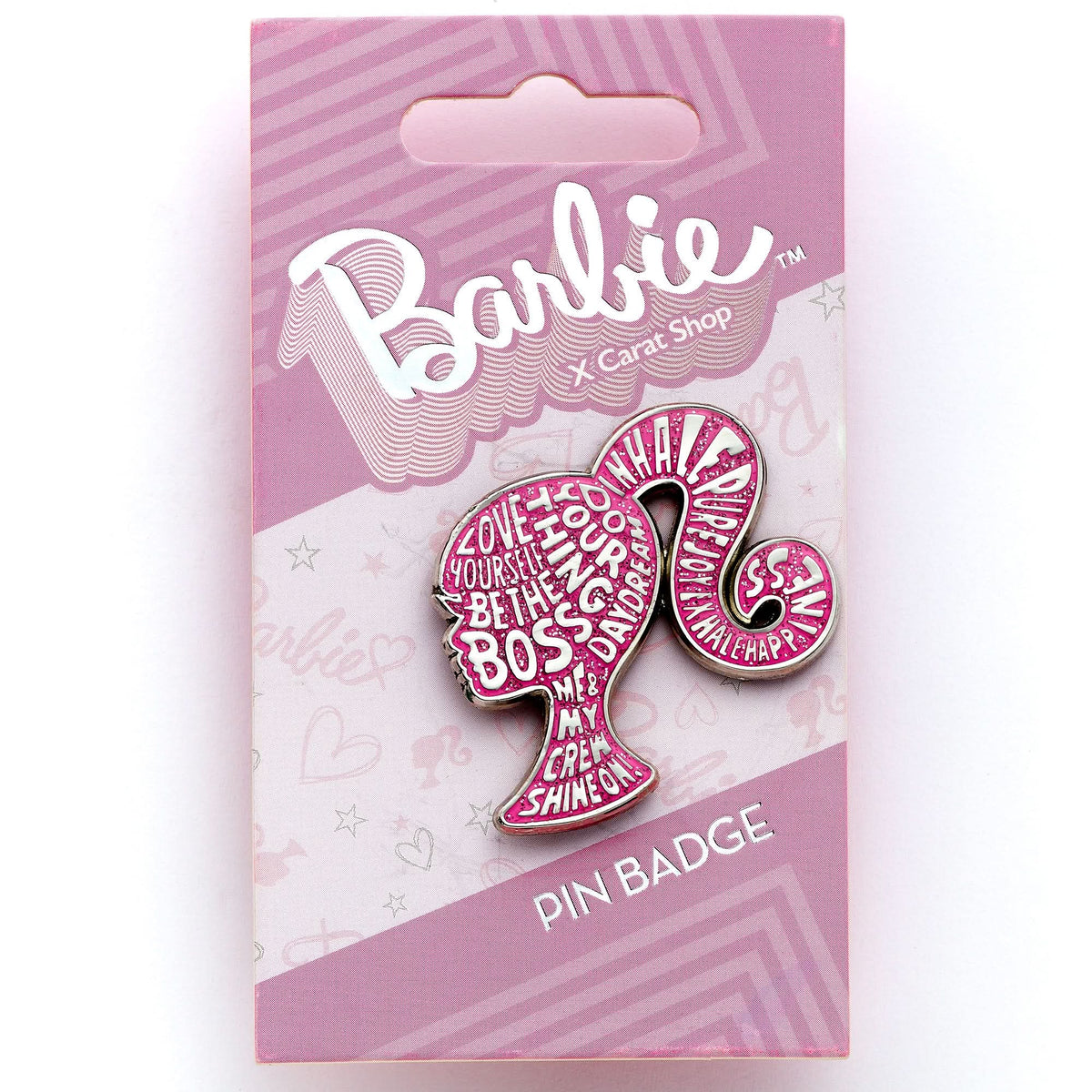 Barbie Sparkly Silhouette Enamel Pin Badge BMPB0002