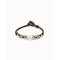 Bond White Leather Pearl Shell BraceletUNOde50PUL2345MARORO0M