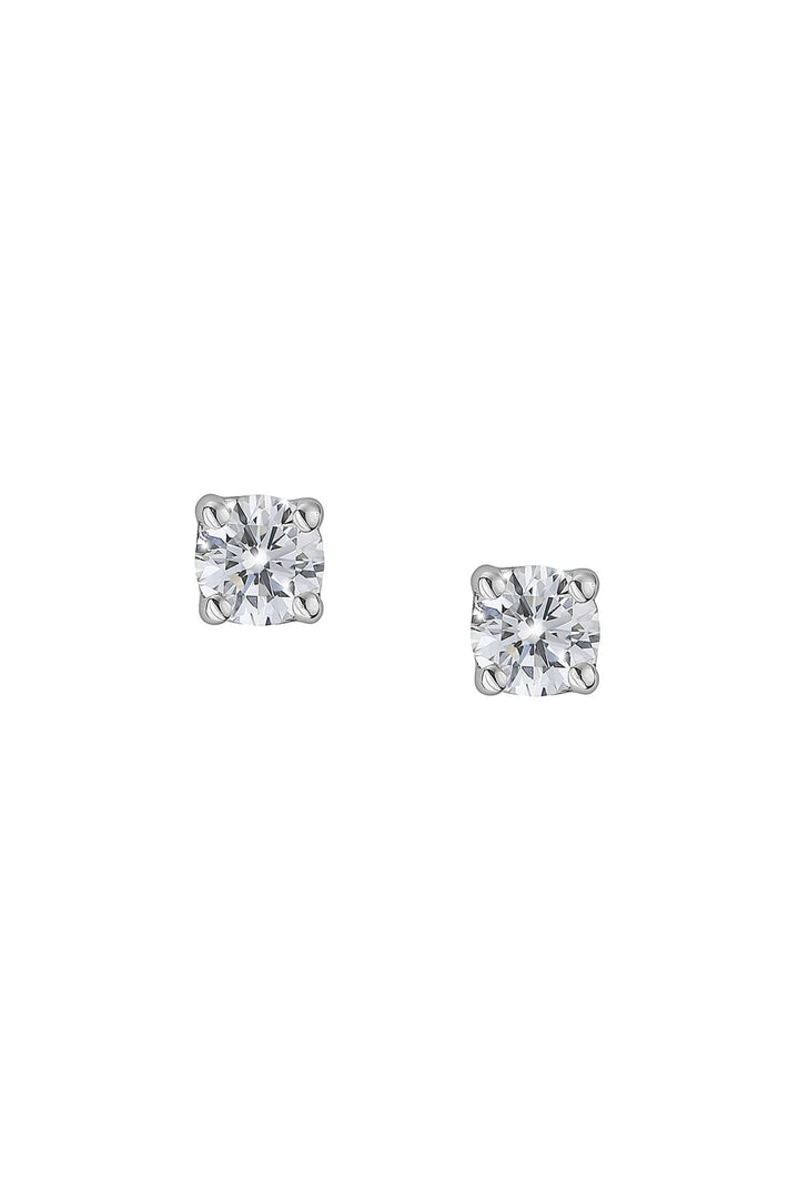 Bonnie | 9ct White Gold 0.25ct tw Lab Grown Diamond EarringsCreated BrillianceBA0071356