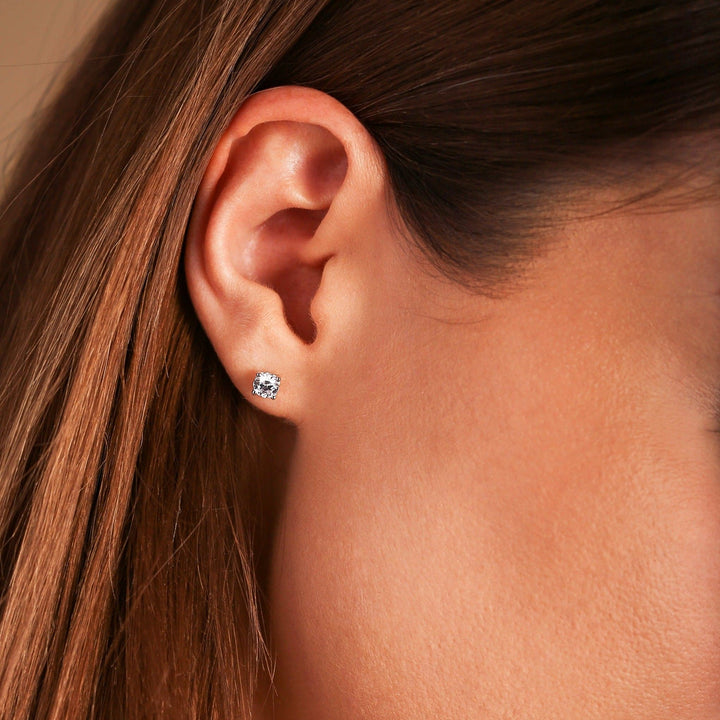 Bonnie | 9ct White Gold 0.75ct tw Lab Grown Diamond EarringsCreated BrillianceBA0071357