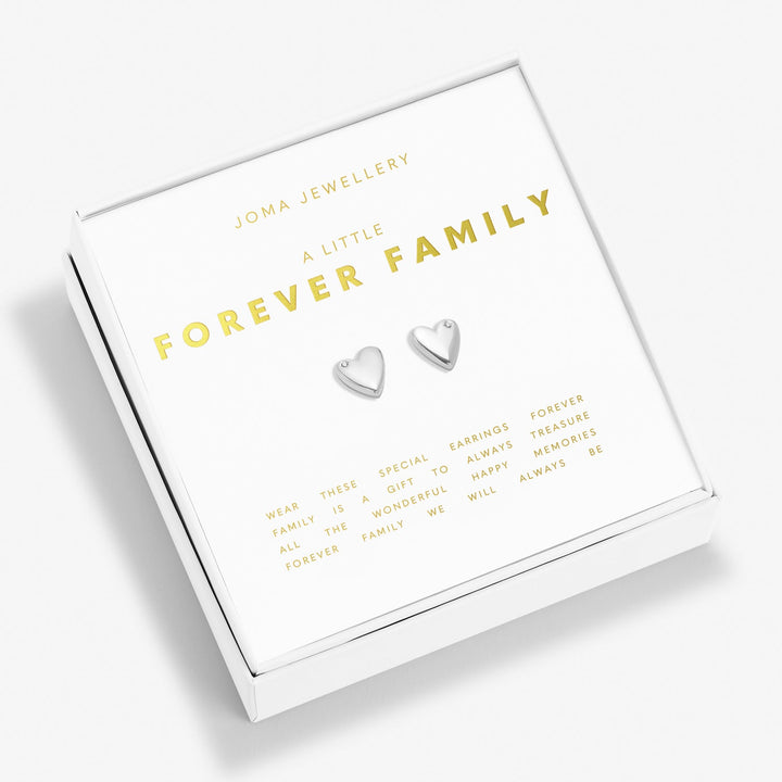 Boxed A Little Forever Family Silver Plated Earrings 7653Joma Jewellery7653