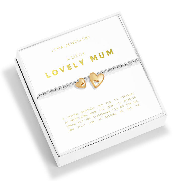 Boxed A Little Lovely Mum Silver Gold Plated Bracelet 7614Joma Jewellery7614