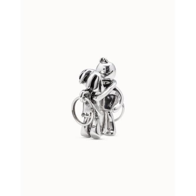 Boy And Girl Silver Metal Key ring LLA0008MET X